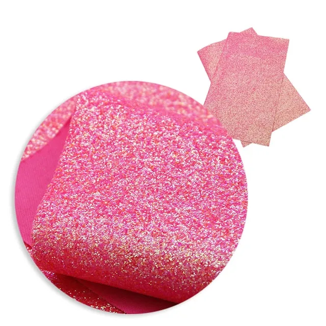 Melon Sapphire ~ Medium Glitter Sailor Bow Fabric Sheets