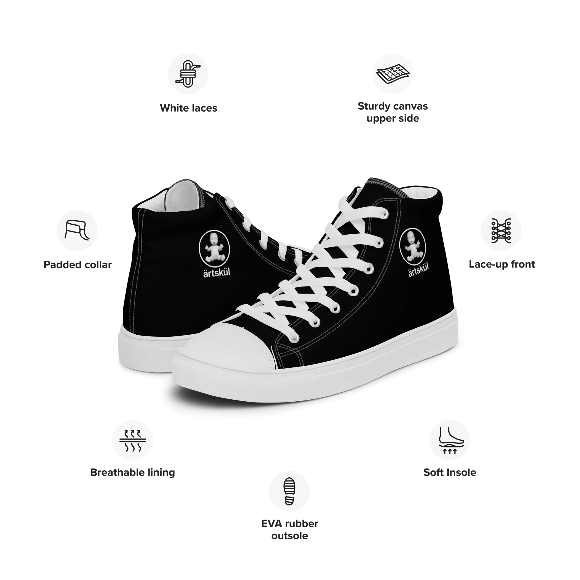 Men's Baby Pop Canvas High Tops