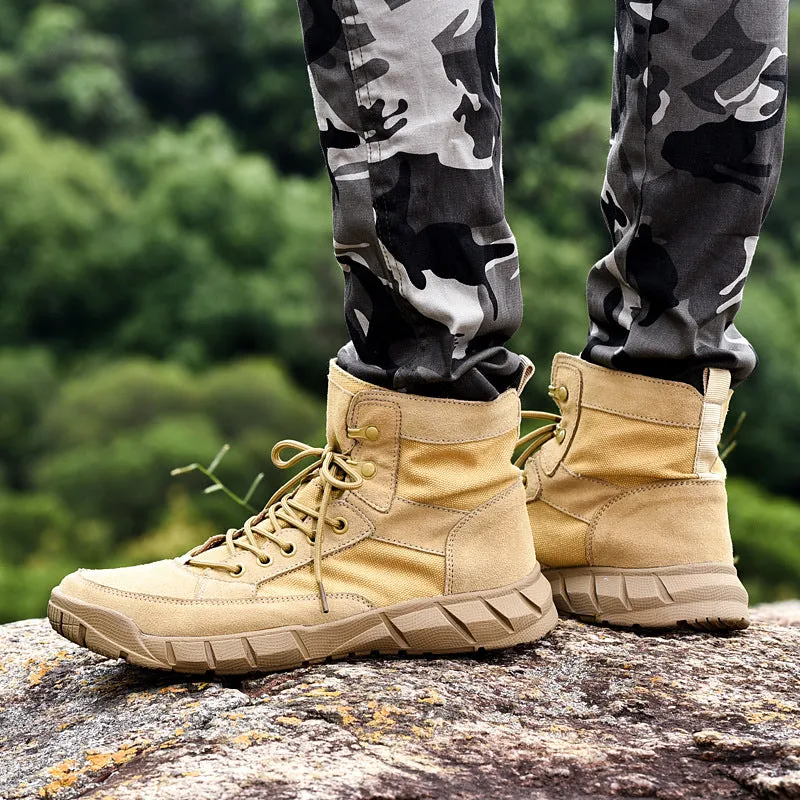 Men's Lace Up Vintage Hiking Boots