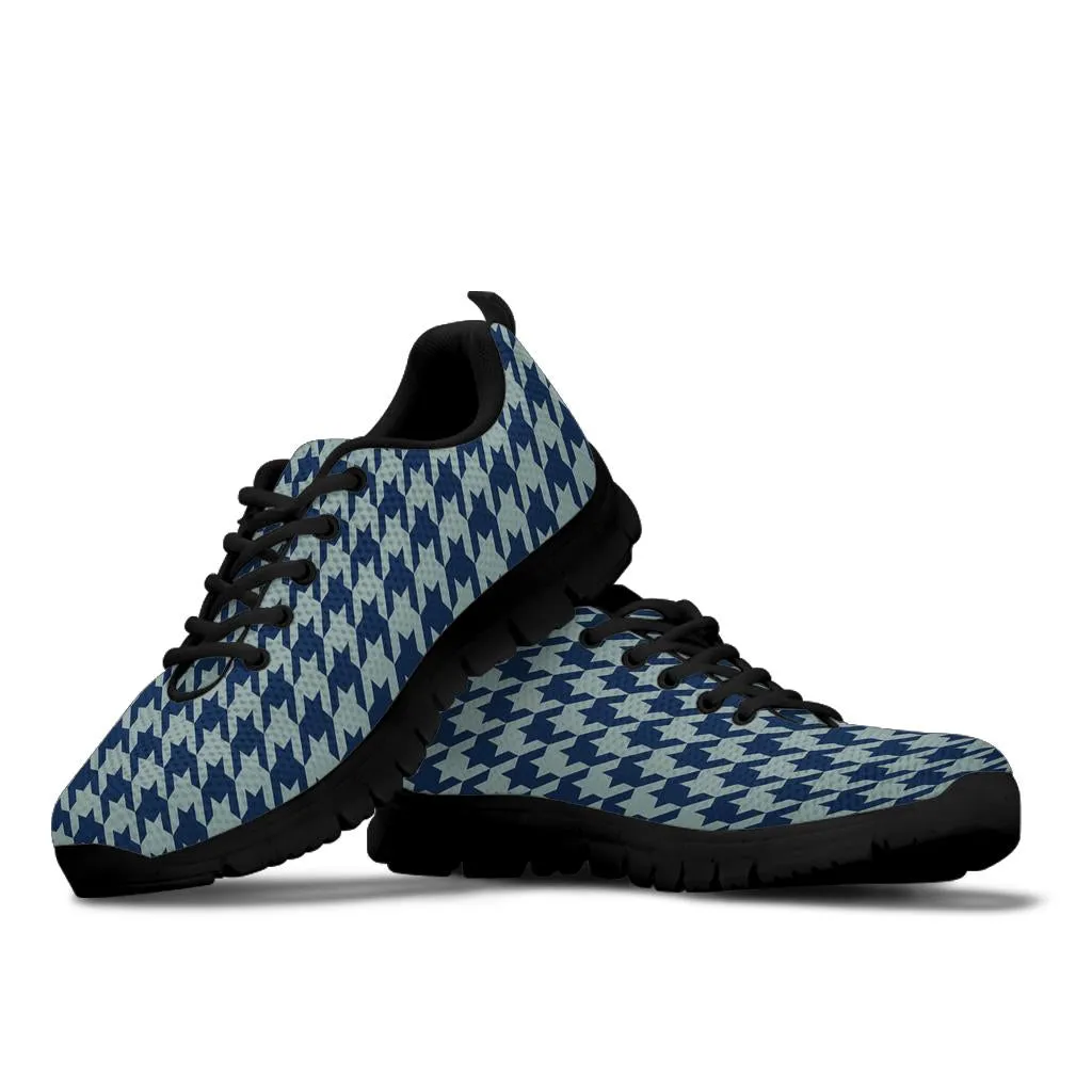 Mesh Sneakers_Blue on Silver_D_HT Pattern