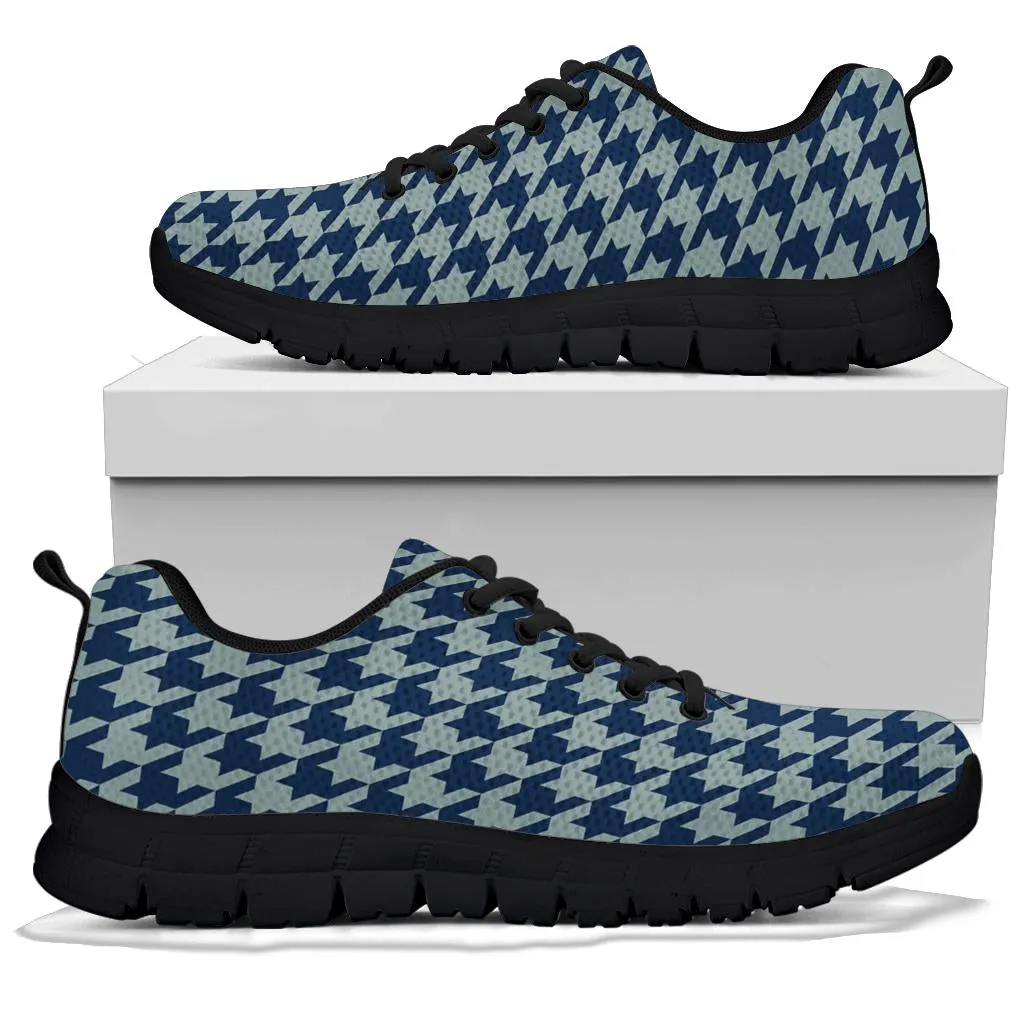 Mesh Sneakers_Blue on Silver_D_HT Pattern