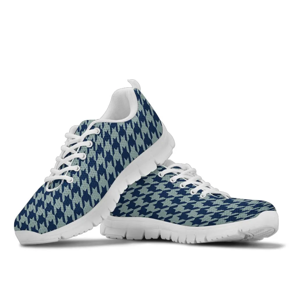 Mesh Sneakers_Blue on Silver_D_HT Pattern