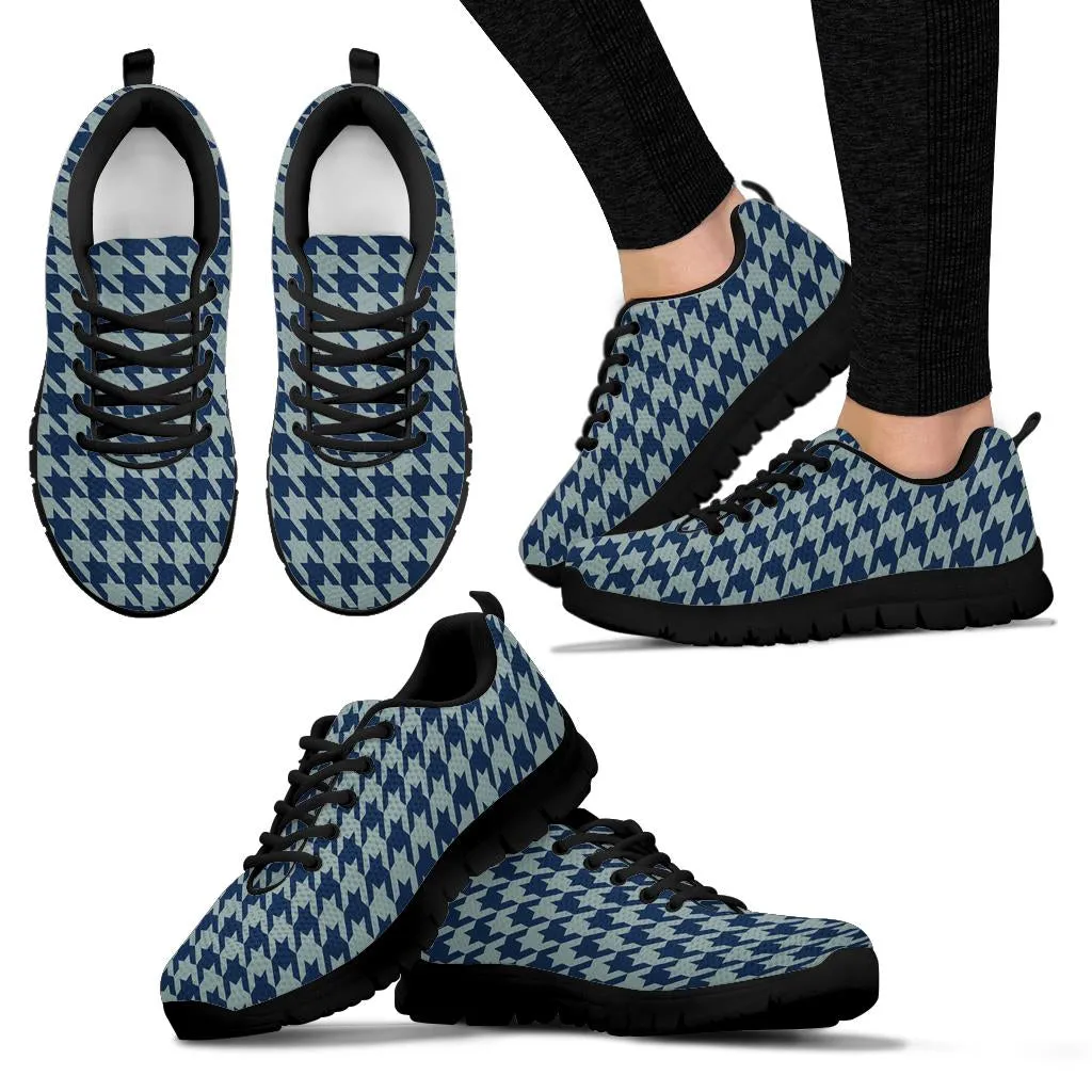 Mesh Sneakers_Blue on Silver_D_HT Pattern