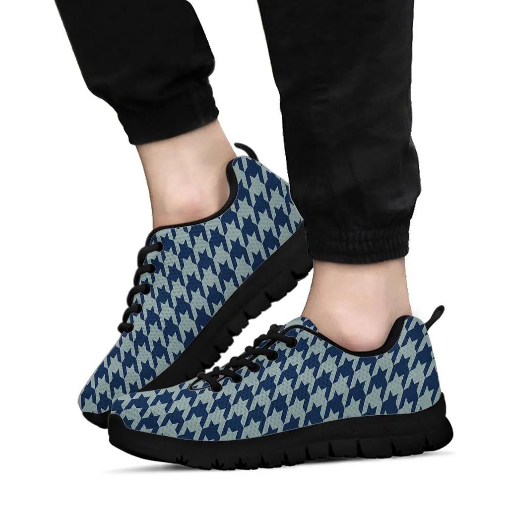 Mesh Sneakers_Blue on Silver_D_HT Pattern