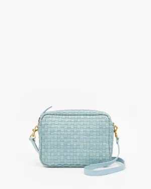 Midi sac woven in sunbleaced sky blue