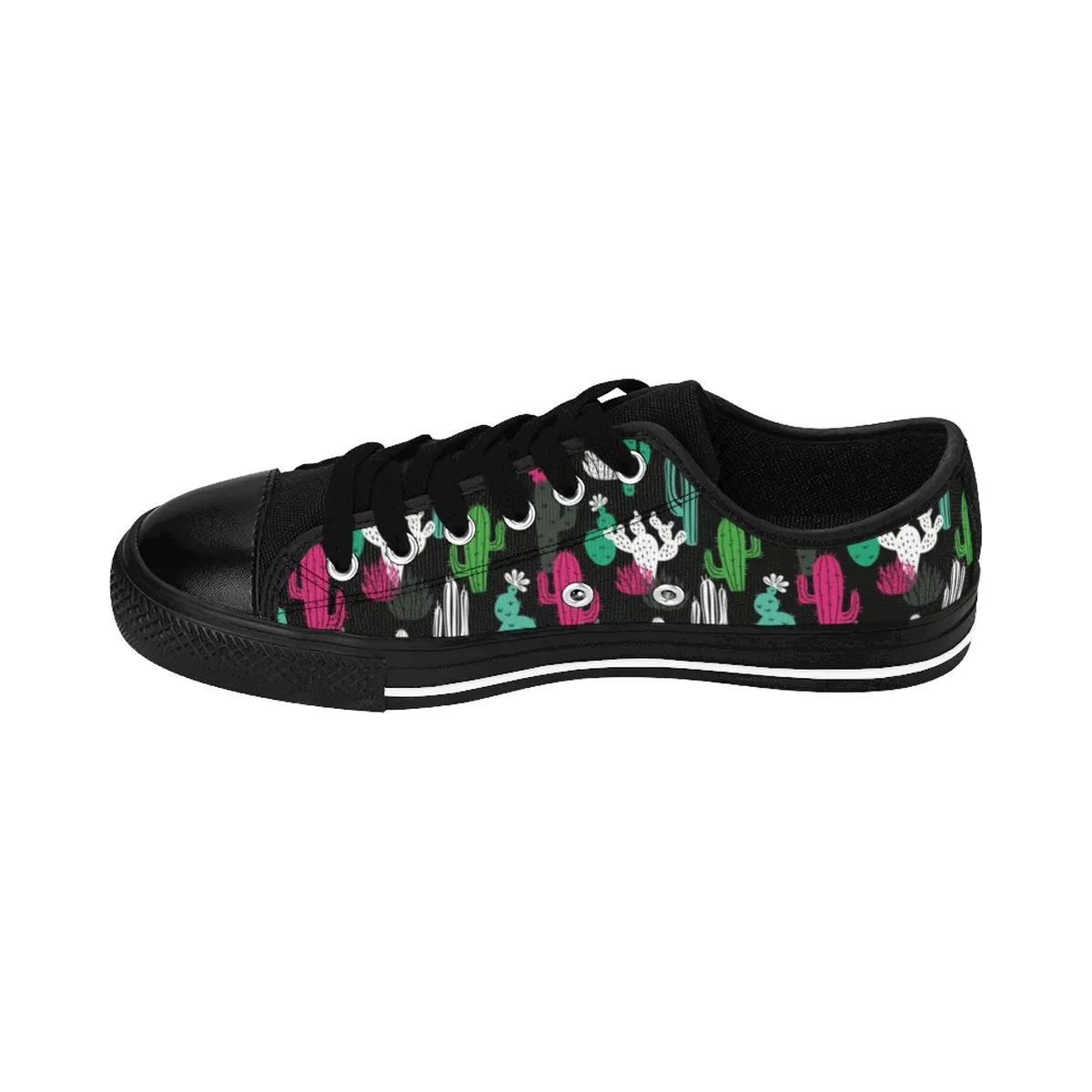 Midnight Cactus Canvas Sneakers NEW!