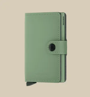 Miniwallet in Yard Powder Pistachio