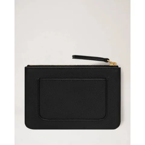 Mulberry Small Zip Coin Pouch in Black