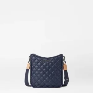 MZ Wallace Small Metro Box Crossbody in Navy Dawn