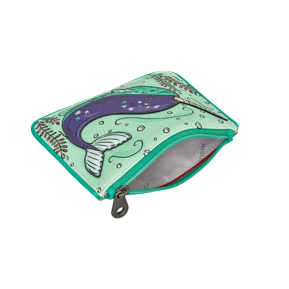 Narwhal Leather Purse