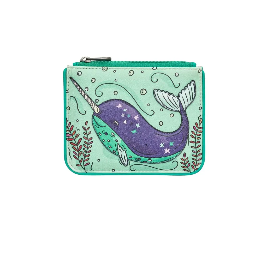 Narwhal Leather Purse
