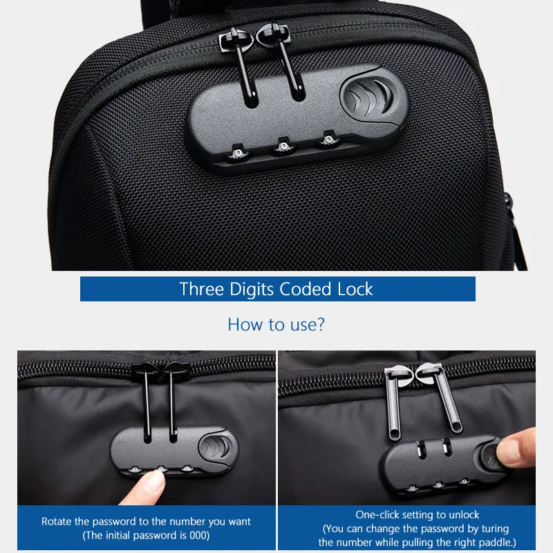 New Multifunction Anti-theft Crossbody Bag