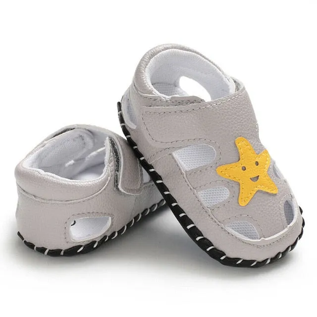 Newborn Baby Kids Boys Shoes Cute Cartoon First Walkers Prewalker Sneakers Shoes