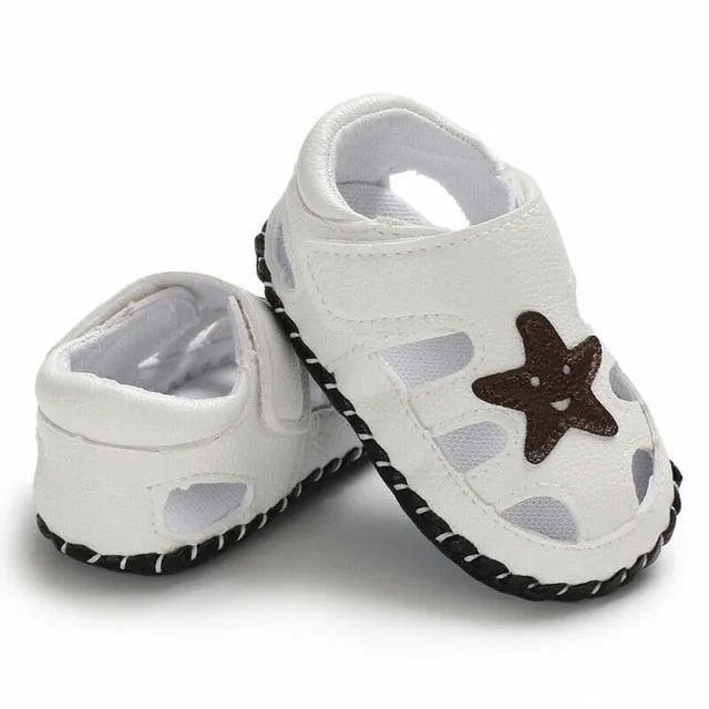 Newborn Baby Kids Boys Shoes Cute Cartoon First Walkers Prewalker Sneakers Shoes
