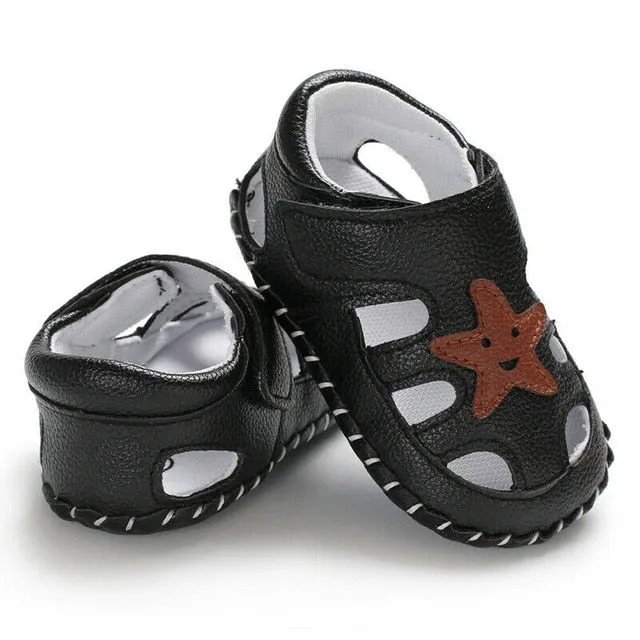 Newborn Baby Kids Boys Shoes Cute Cartoon First Walkers Prewalker Sneakers Shoes