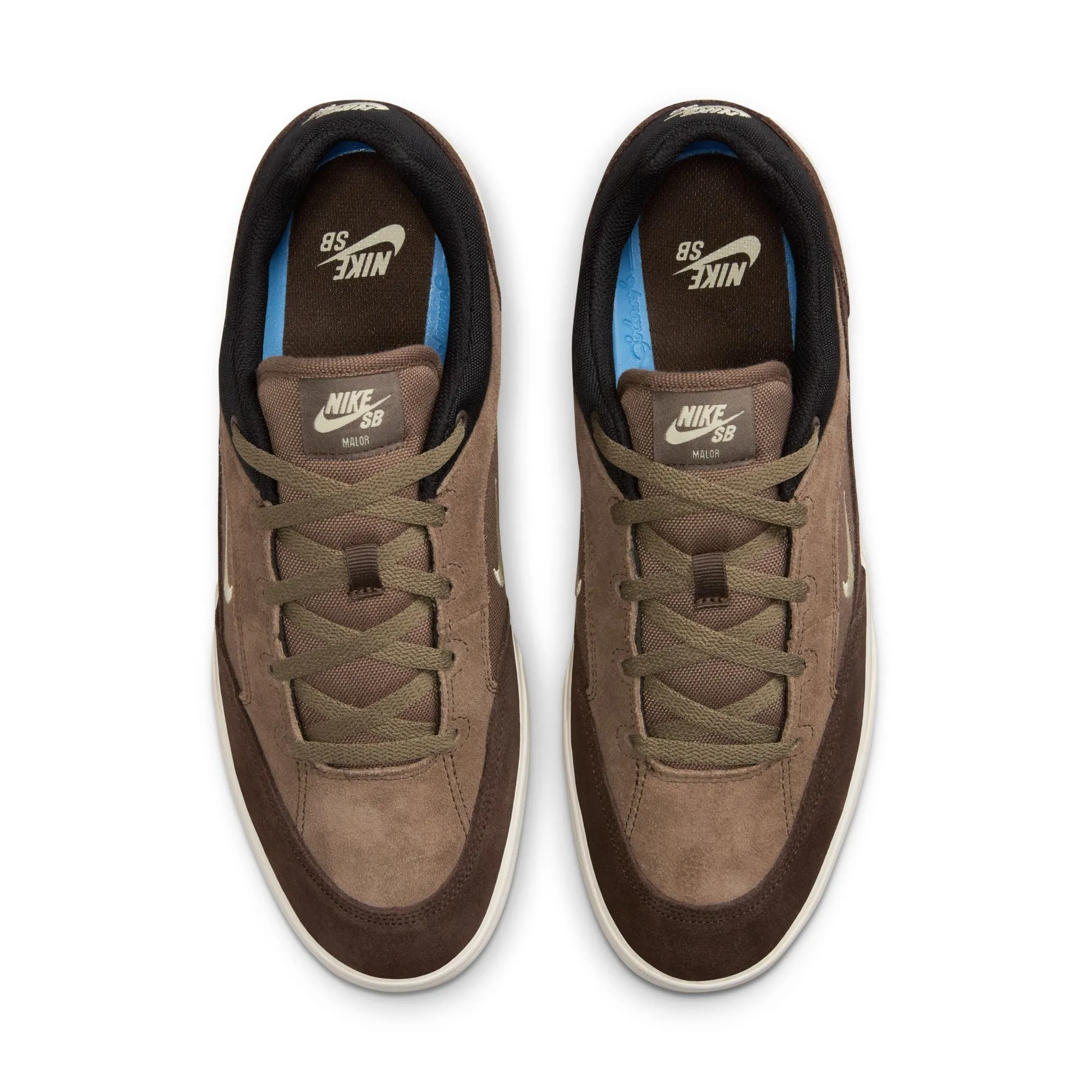 Nike SB Malor Skate Shoe - Ironstone/Light Khaki-Baroque Brown-Black