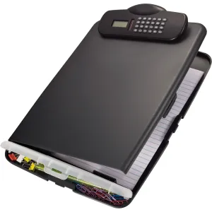 OIC Slim Clipboard Storage Box with Calculator