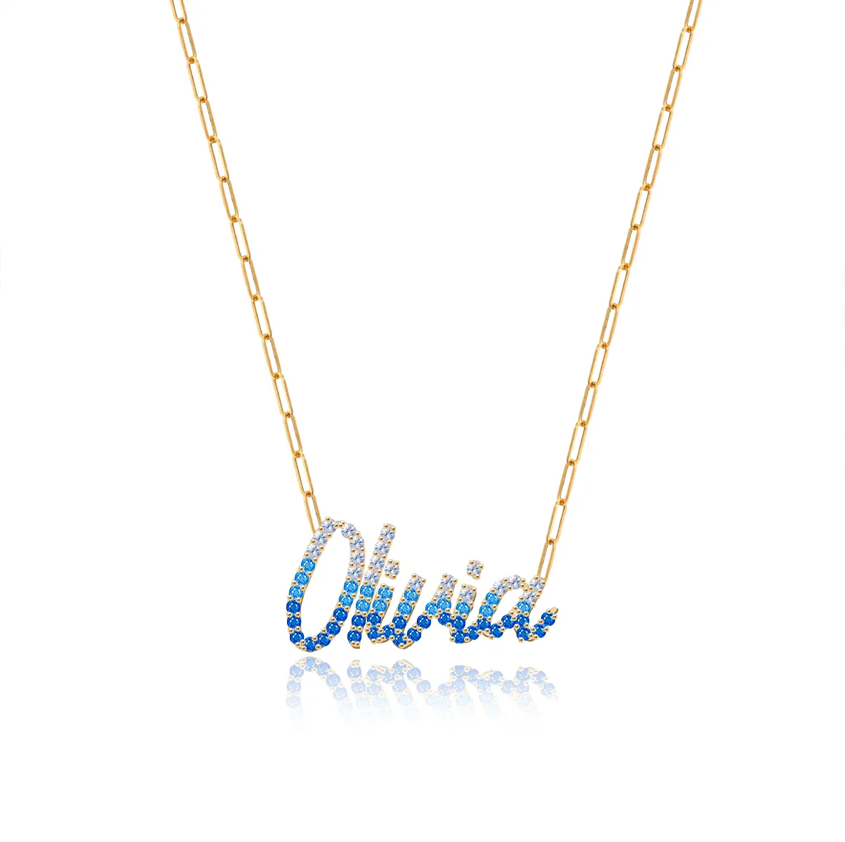 Ombre Name Necklace