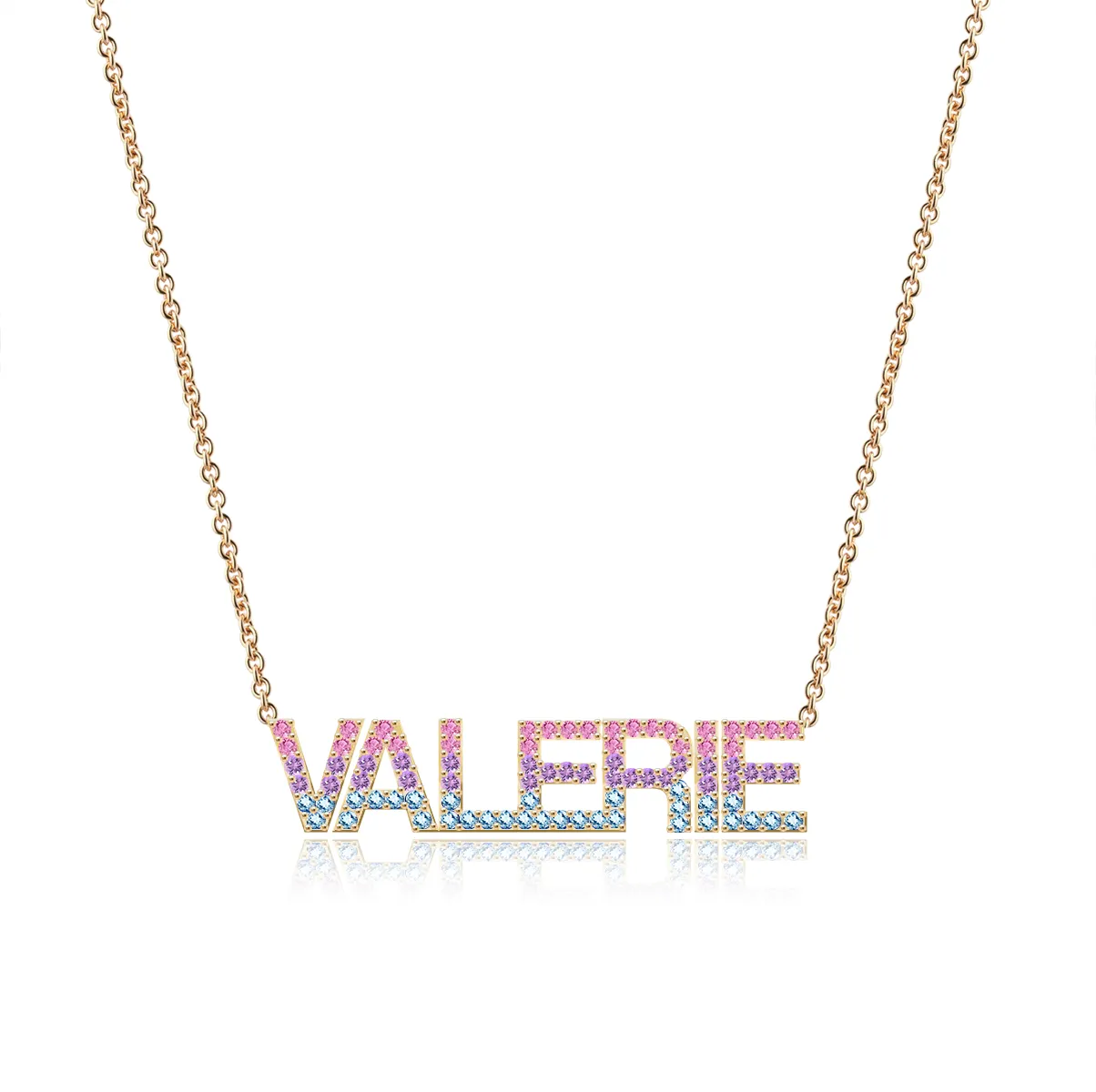 Ombre Name Necklace