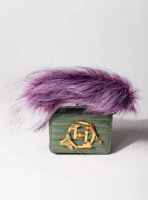 Outhouse   -   Sling Bag The Oh V Furbie - Fern Green