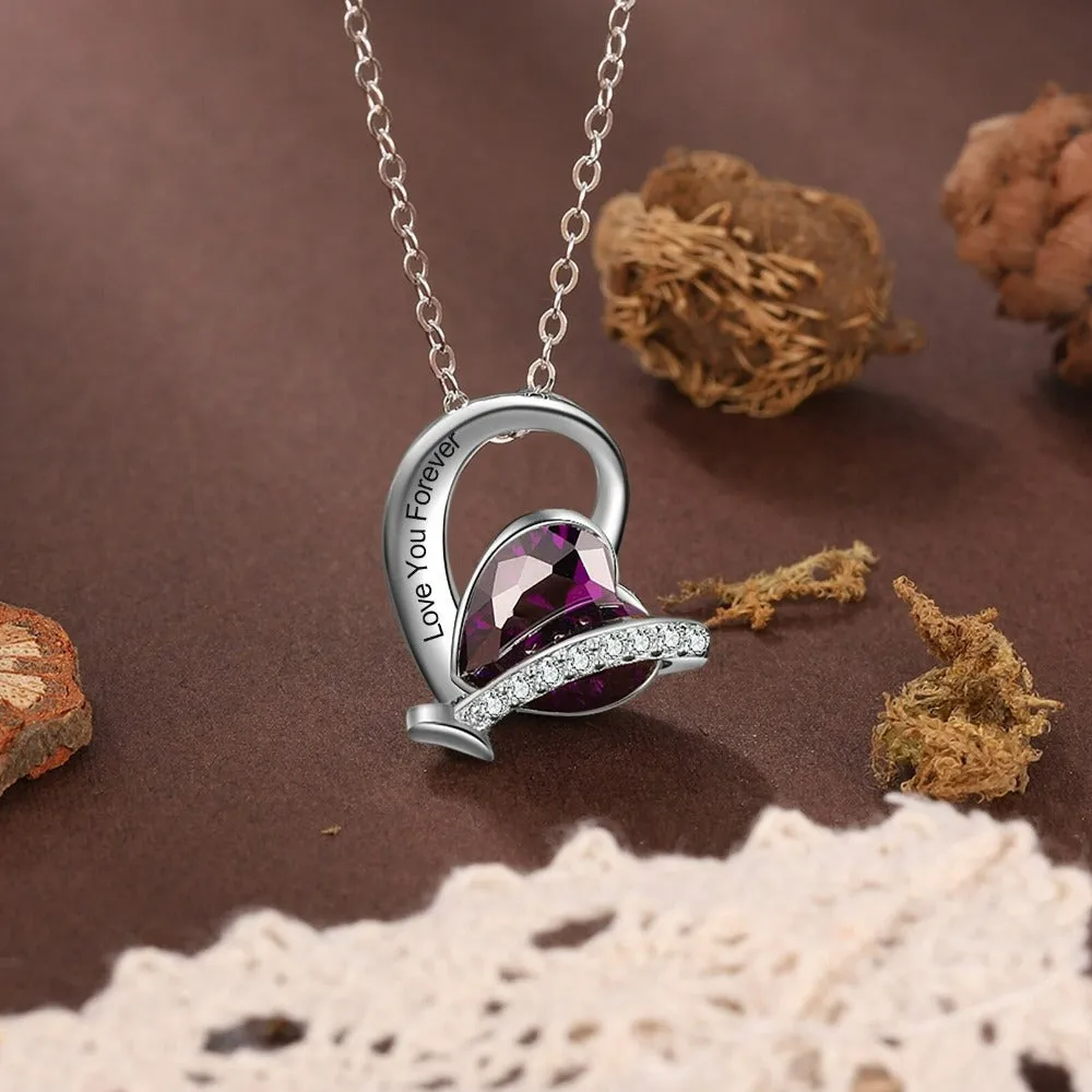 Personalized Engraved Pendant 1 Stone
