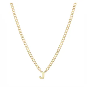 Personalized Initial Curblink Necklace