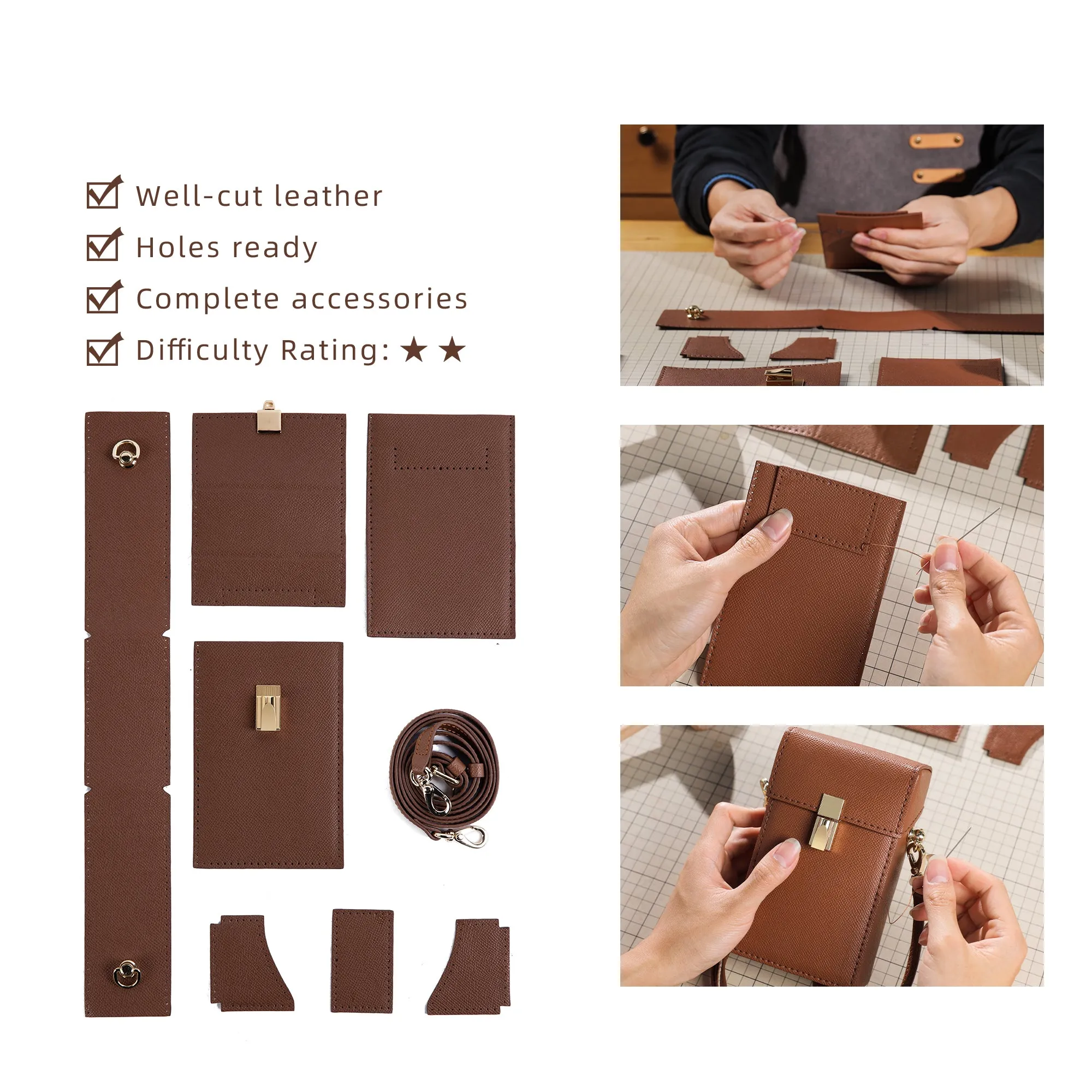 Phone Leather Bag Kit