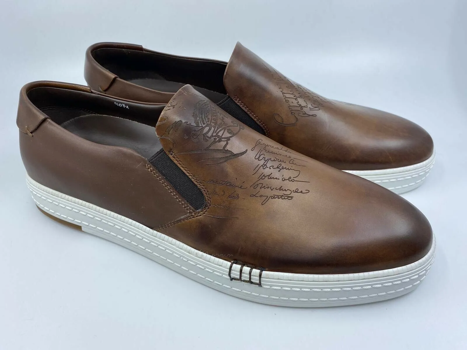 Playtime Palermo Scritto Calf Leather Sneaker