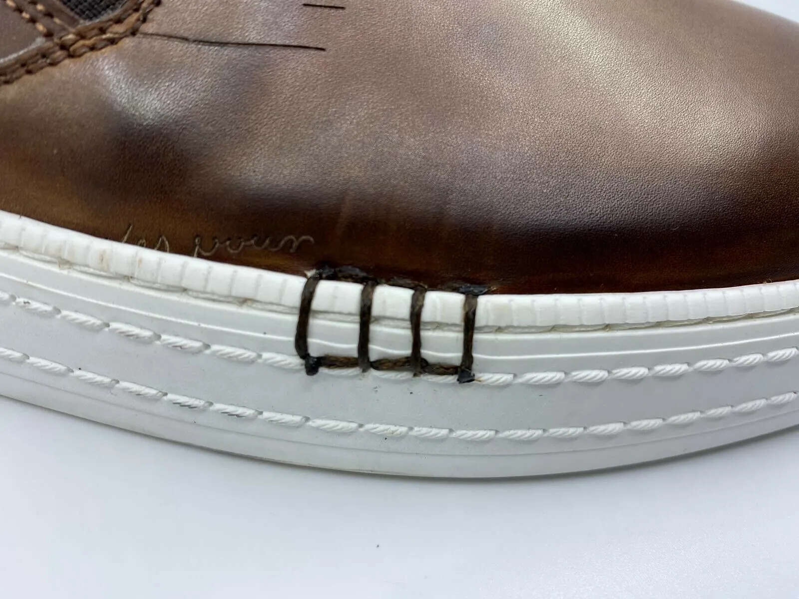 Playtime Palermo Scritto Calf Leather Sneaker