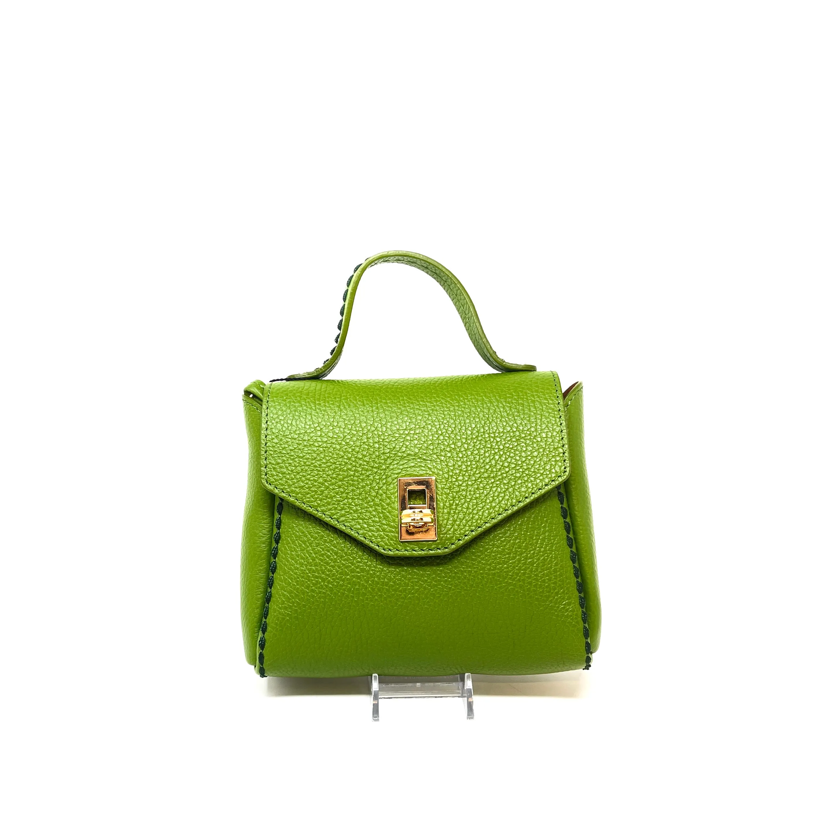 Plinio Visona Turn lock Flap Mini Bag