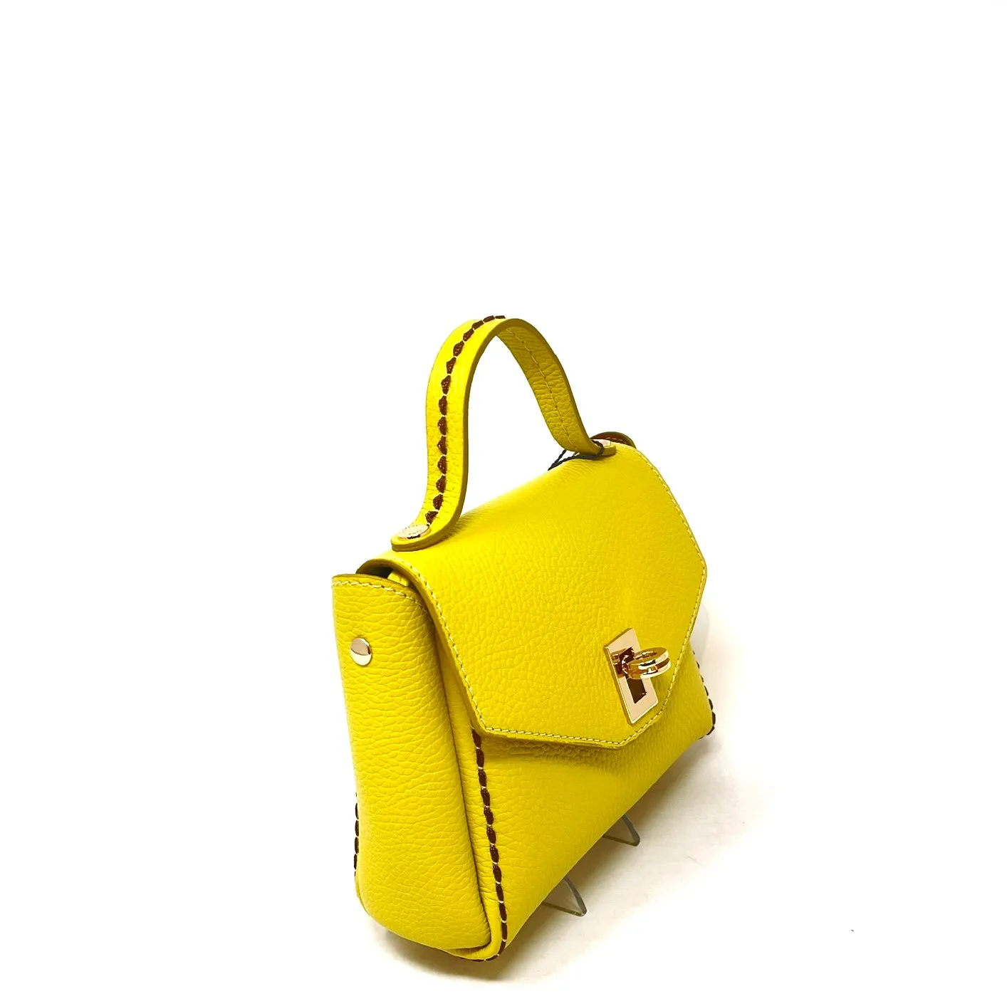 Plinio Visona Turn lock Flap Mini Bag