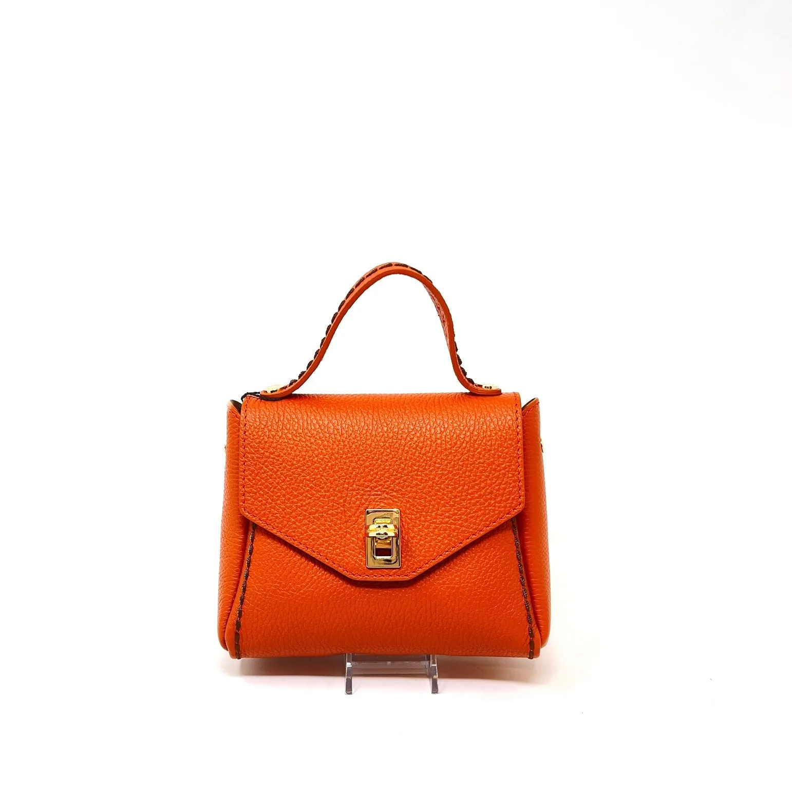 Plinio Visona Turn lock Flap Mini Bag