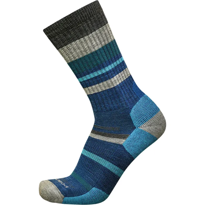 Point6 - Hiking Light Cushion Crew (Stripes)