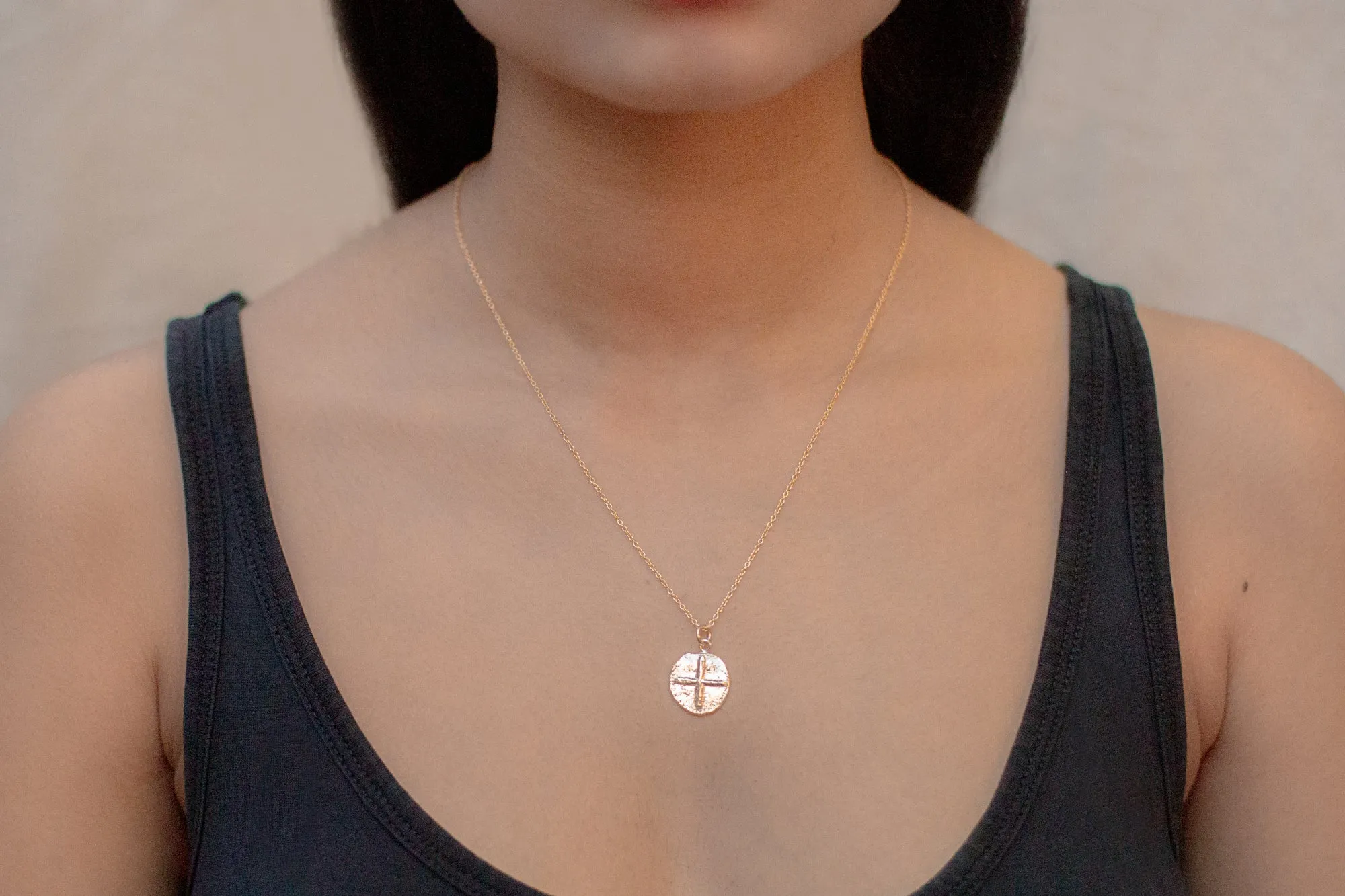 Positive Attitude Coin Necklace