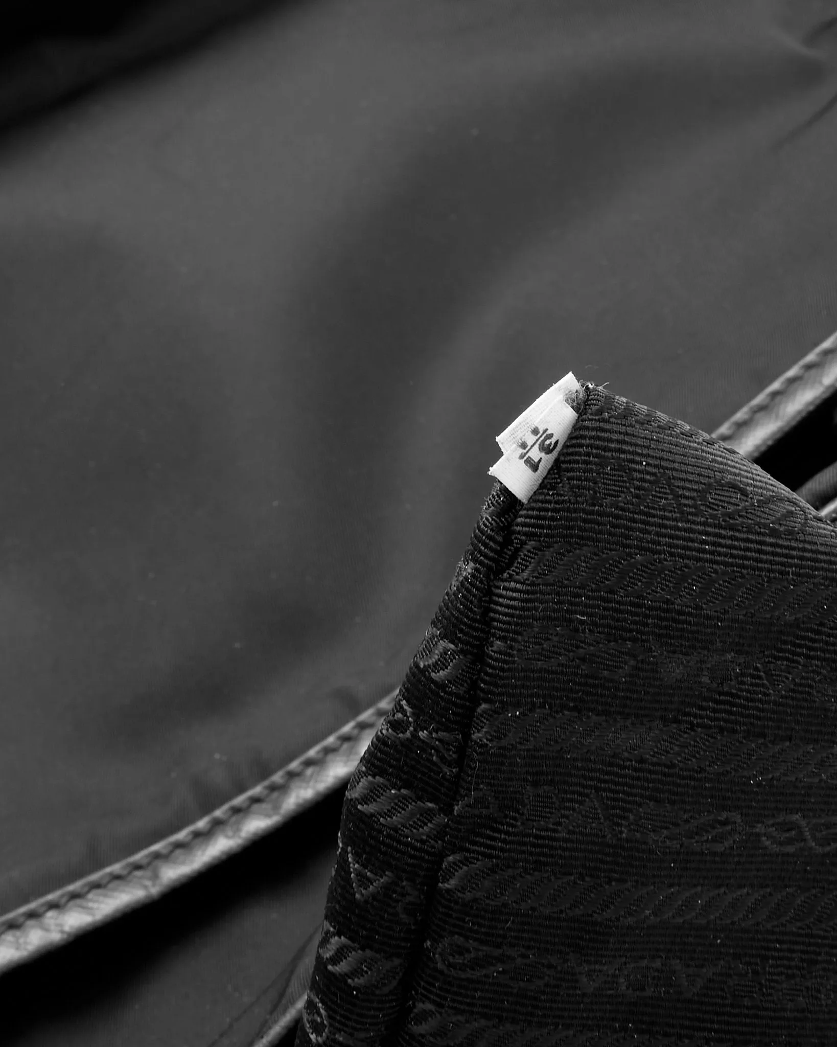 Prada Black Nylon Messenger Crossbody Bag