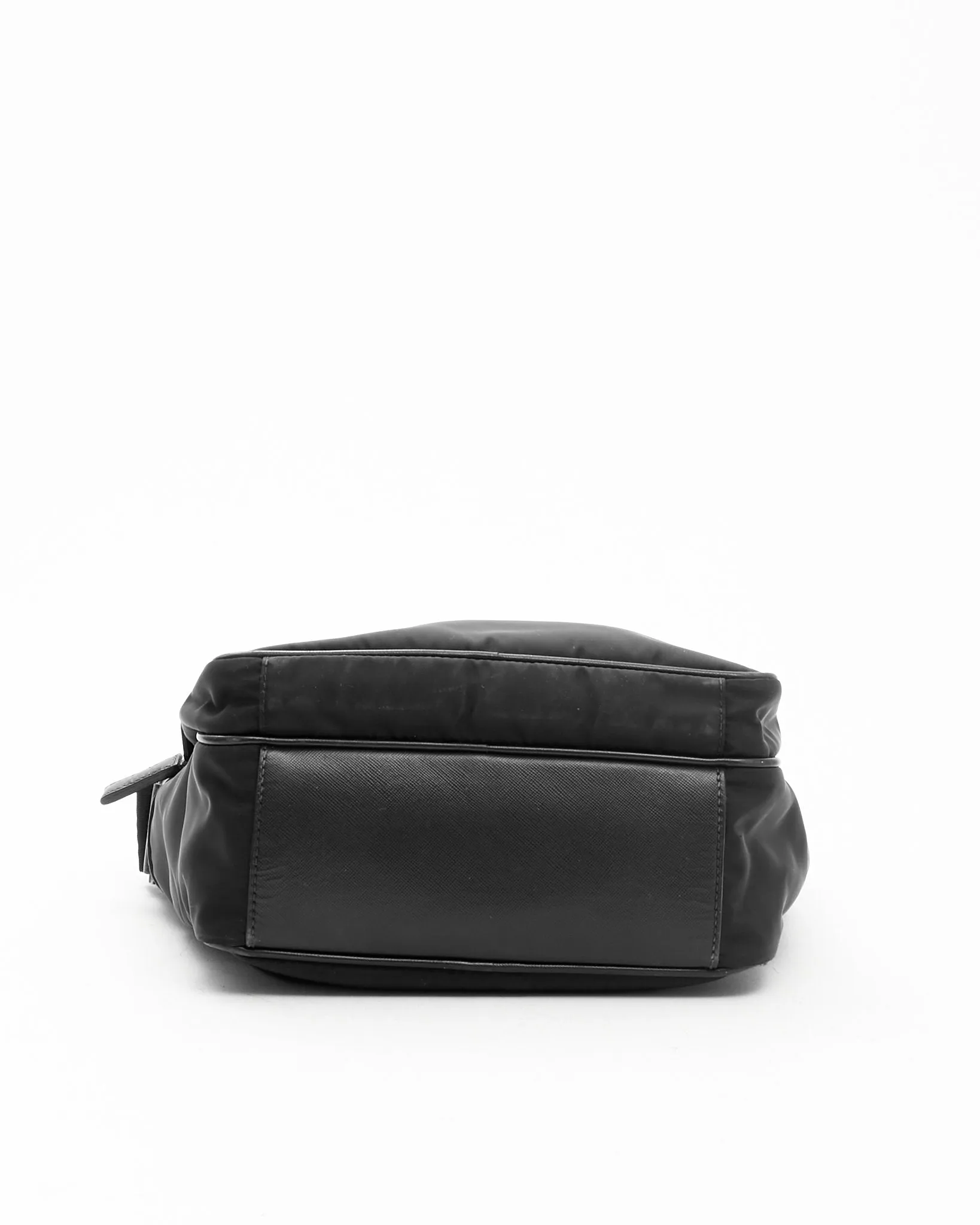 Prada Black Nylon Messenger Crossbody Bag