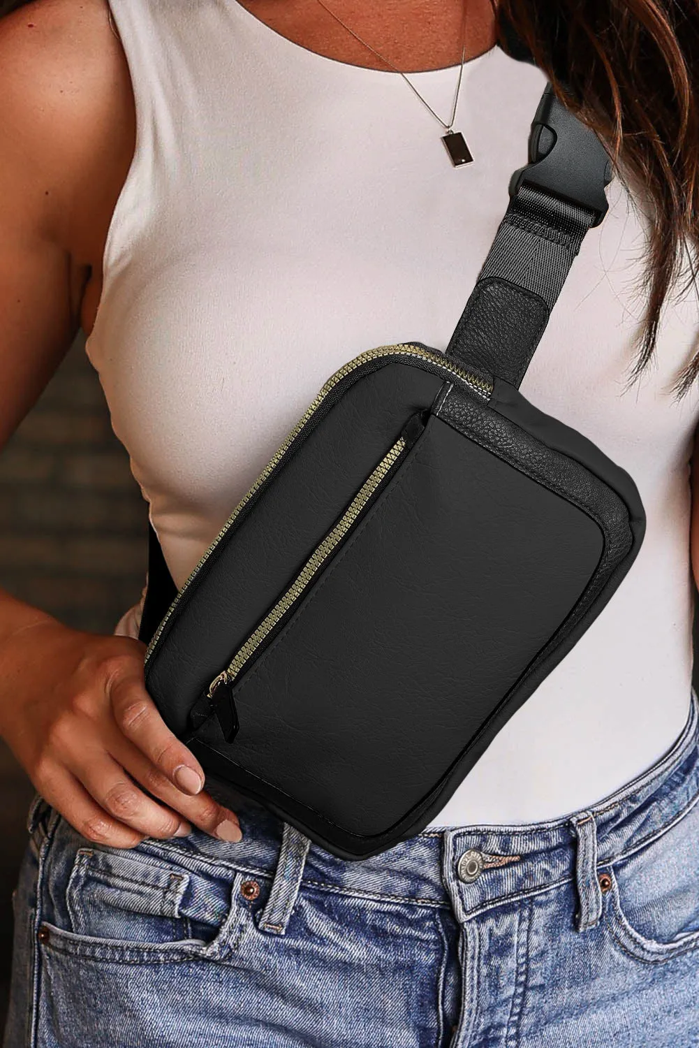 PREORDER! ETA 3/21 Stay Together Black Multi-Pocket Belt Bag **SHIPPING EXPECTED TO BEGIN ON DATE 3/21**