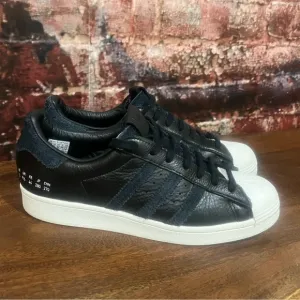 PREOWNED Adidas Men's Superstar Retro Shell Toe Core Sneakers Size 10.5