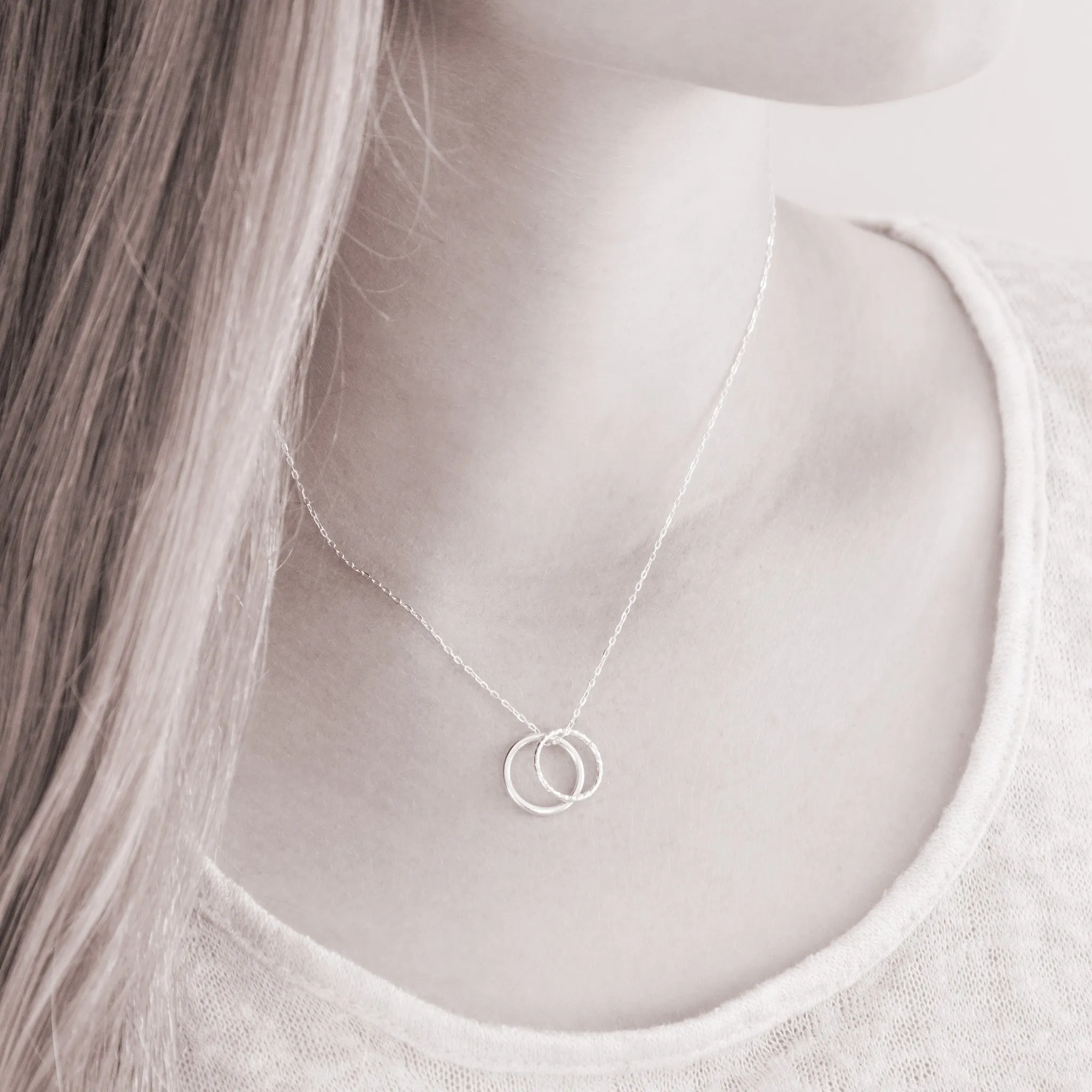 "Mother of the Bride” Generations Sterling Silver Necklace on Personalized Jewelry Card