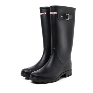 rain boots female Martin boots snow boots waterproof motorcycle boots high boots rain boots buckle long tube shoes