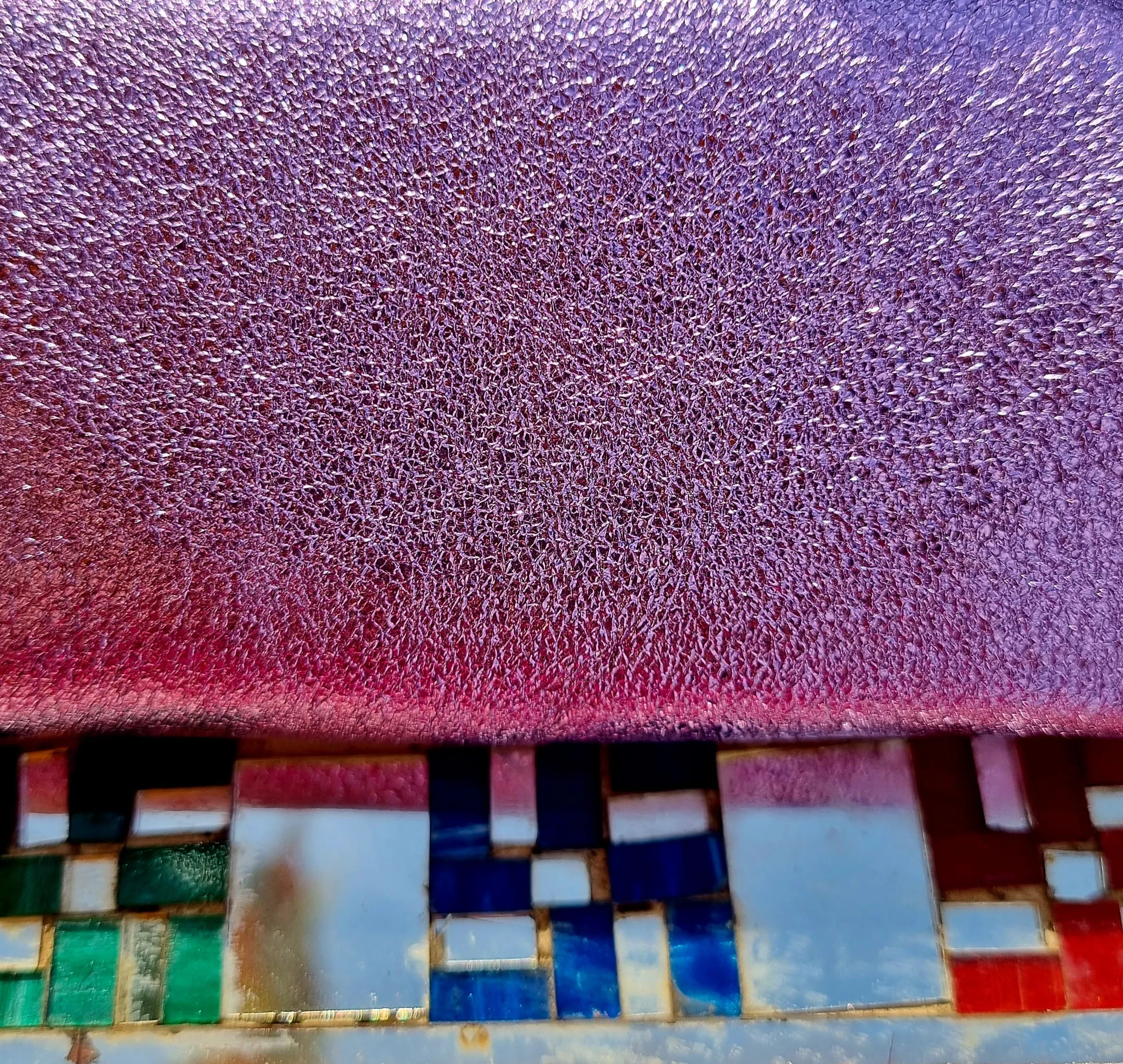 Rainbow metallic leather popper purses