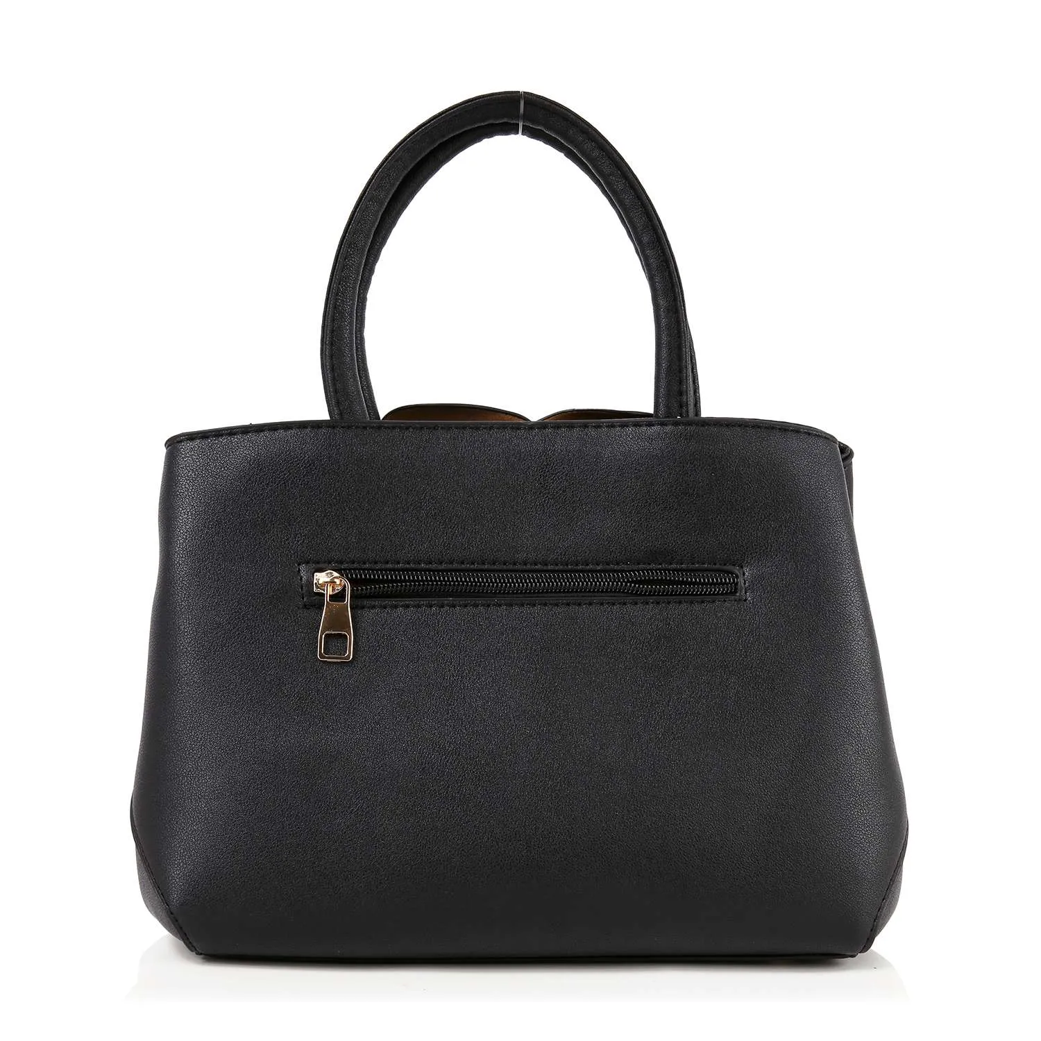 Raised Floral Hand Tote: Khaki