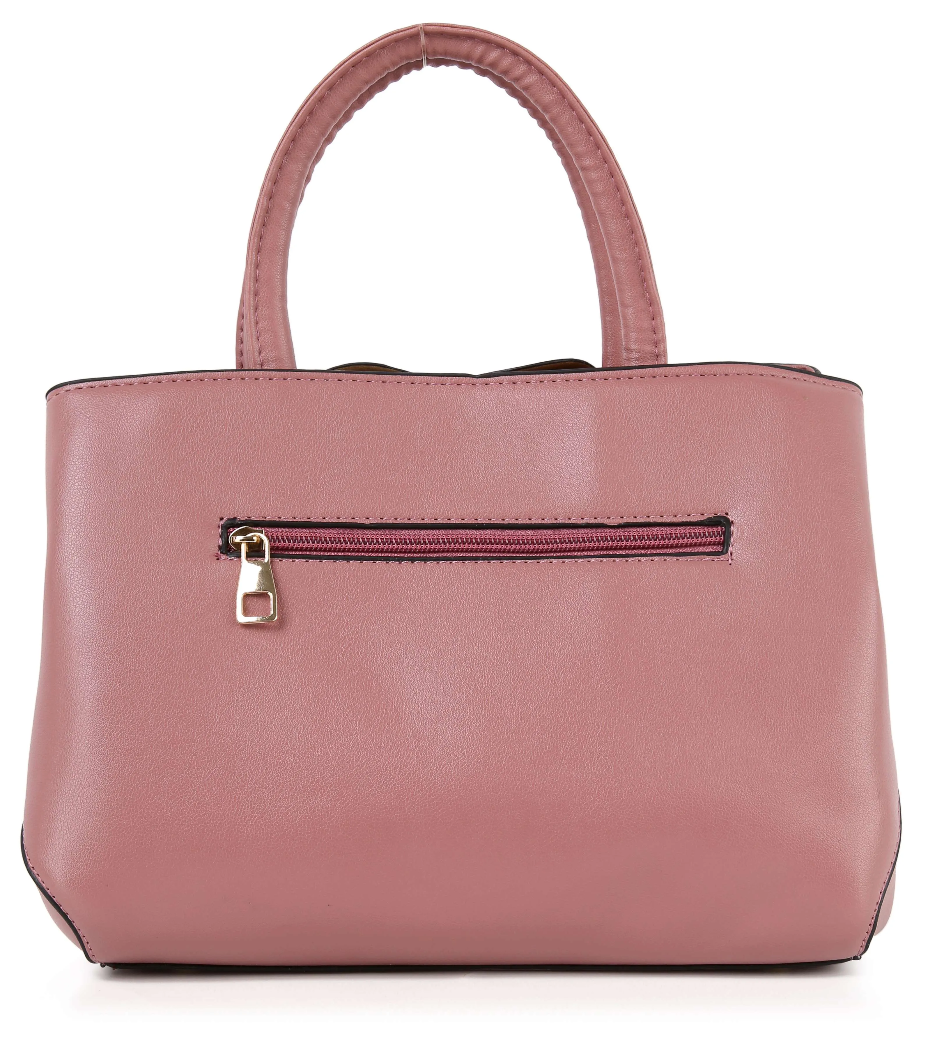 Raised Floral Hand Tote: Khaki