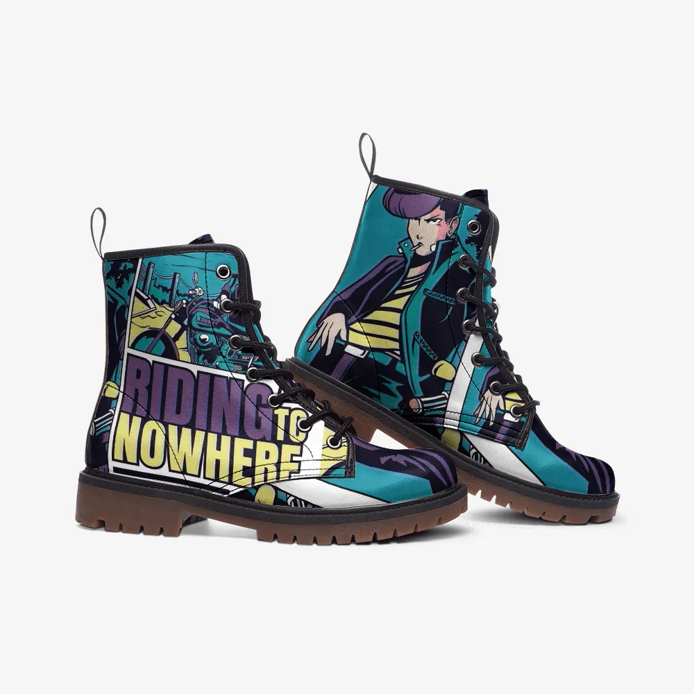 Riding to nowhere Casual Leather Lightweight boots MT