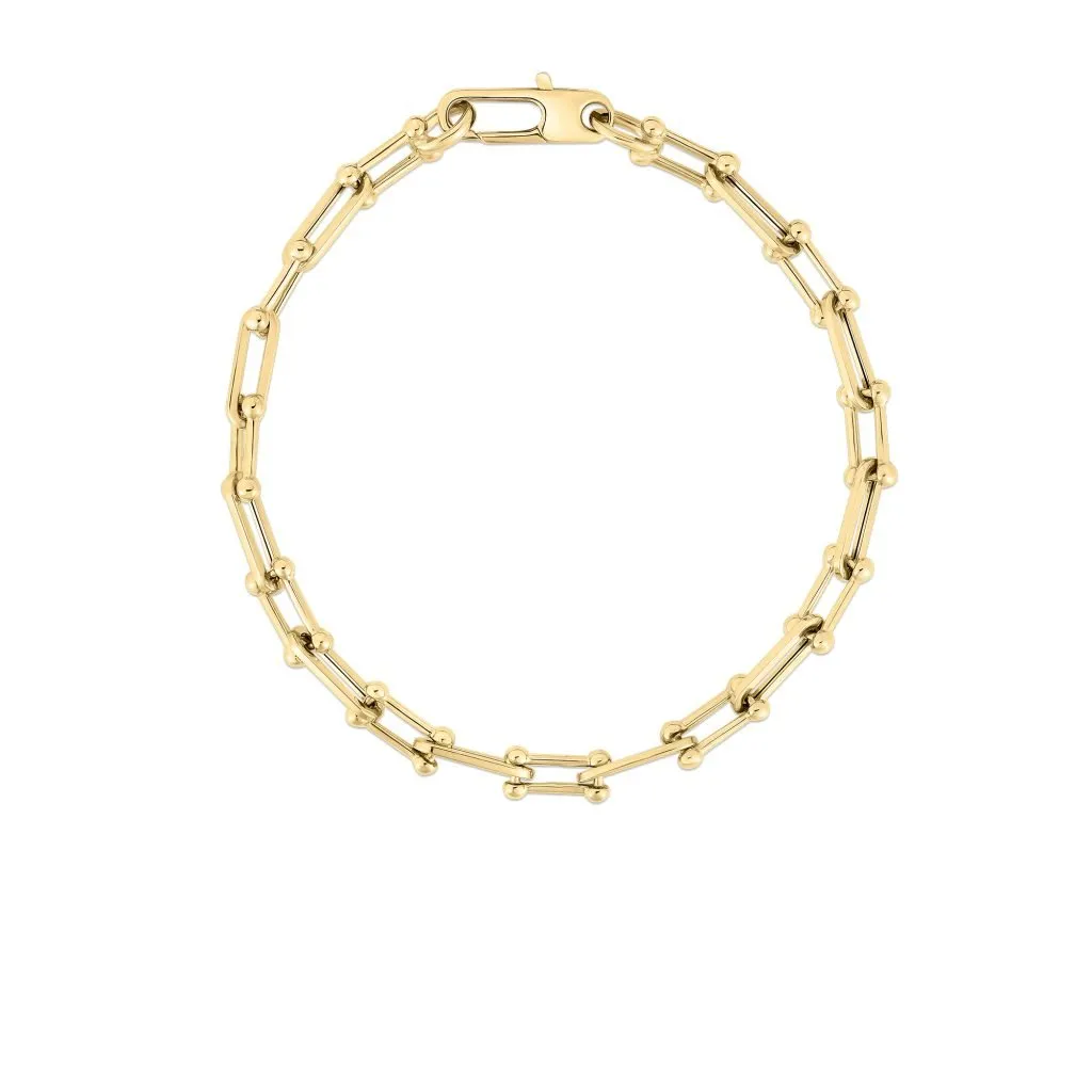 Roberto Coin 18k Yellow Gold Designer Gold Bracelet
