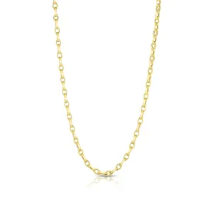 Roberto Coin 18K Yellow Gold High Polish Almond Link Chain, 18"