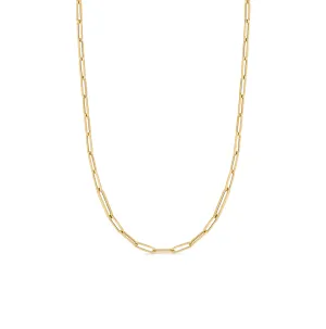 Roberto Coin Designer Gold Yellow Gold Paperclip Link Necklace