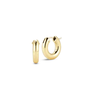 Roberto Coin Designer Gold Yellow Gold Small Round Hoop Earrings