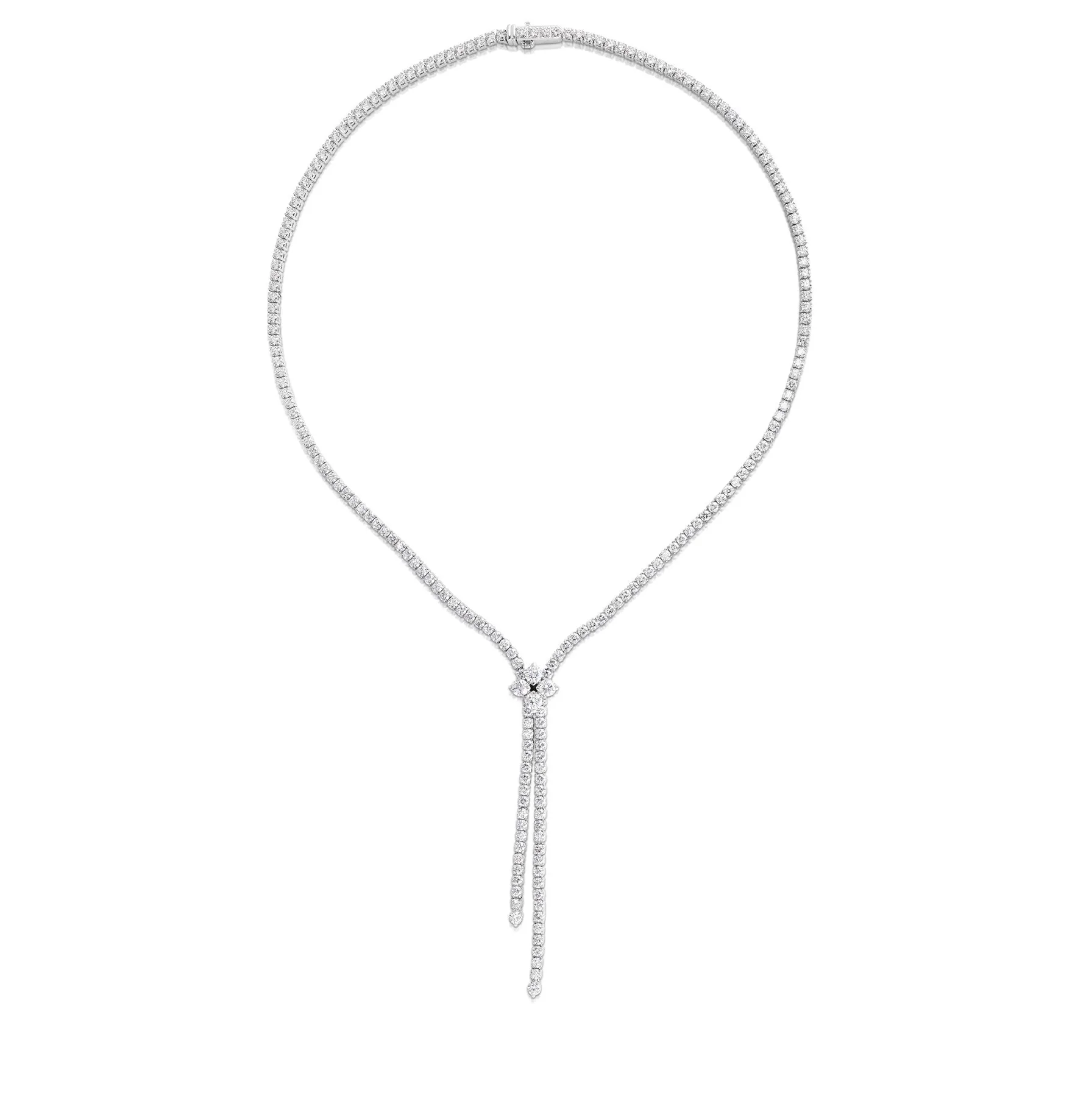 Roberto Coin Love in Verona White Gold Diamond Necklace