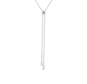 Roberto Coin Love in Verona White Gold Diamond Necklace